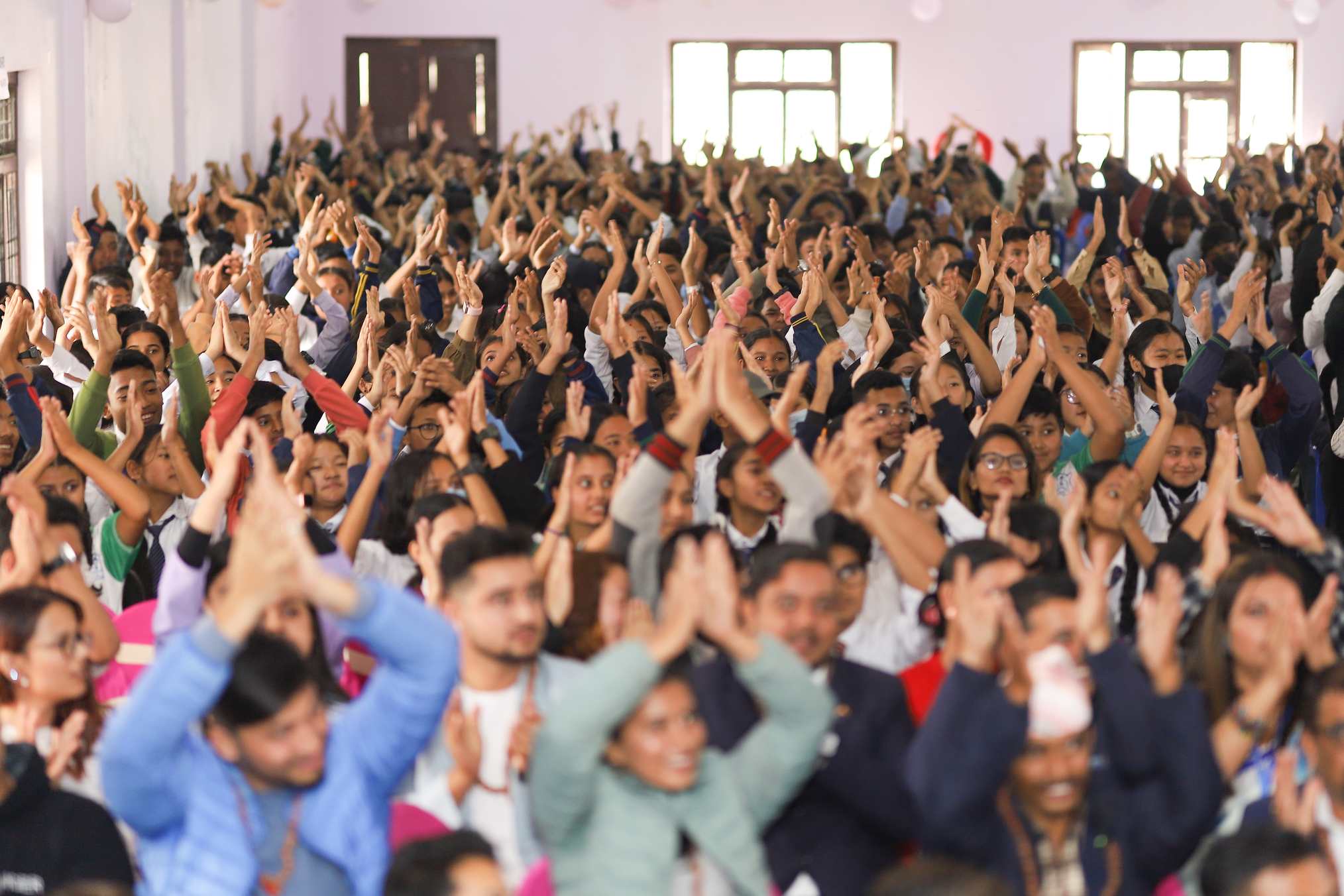 A large audience